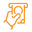 Orange ATM icon