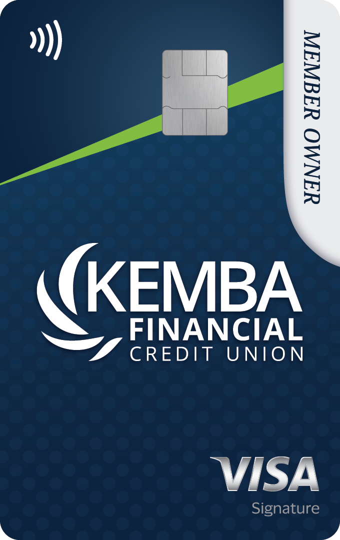 An image of a Member Owner KEMBA Visa card.