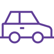 Purple auto icon
