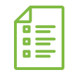 Green document icon
