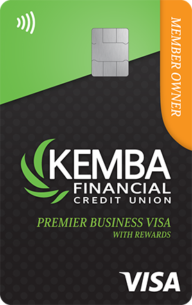 A Premier Business Visa with Rewards credit card.