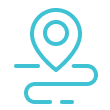 Cyan location icon