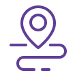 Purple location icon