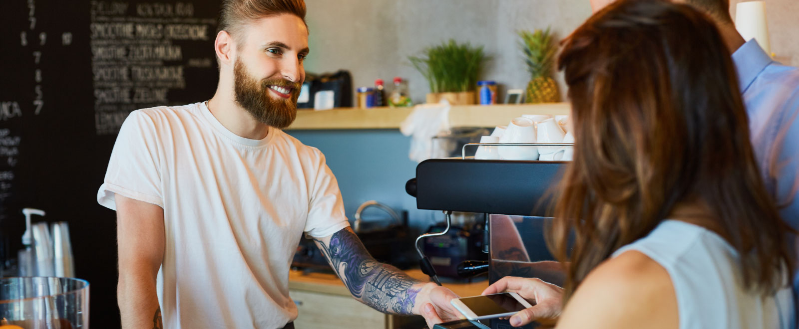 barista taking order