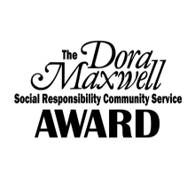 A logo for the Dora Maxwell Award.