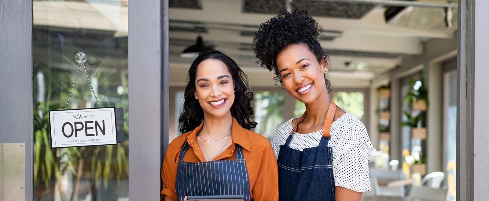 businesswoman smiling